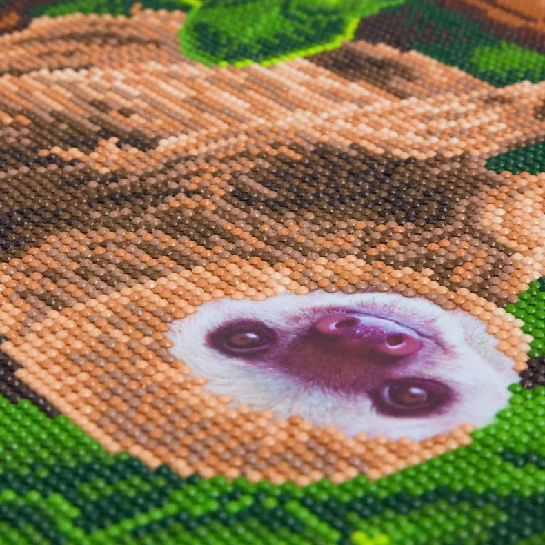 Dovendyr - 30x30 cm - 5D diamant