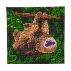 Dovendyr - 30x30 cm - 5D diamant